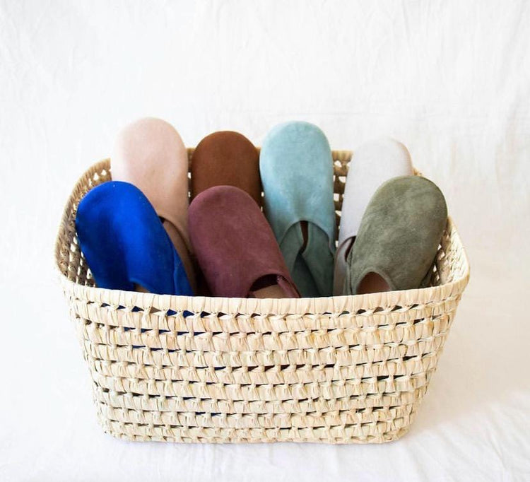 Soft and natural Moroccan slippers | Eco-friendly slippers for women and men | Handmade with love, leather.