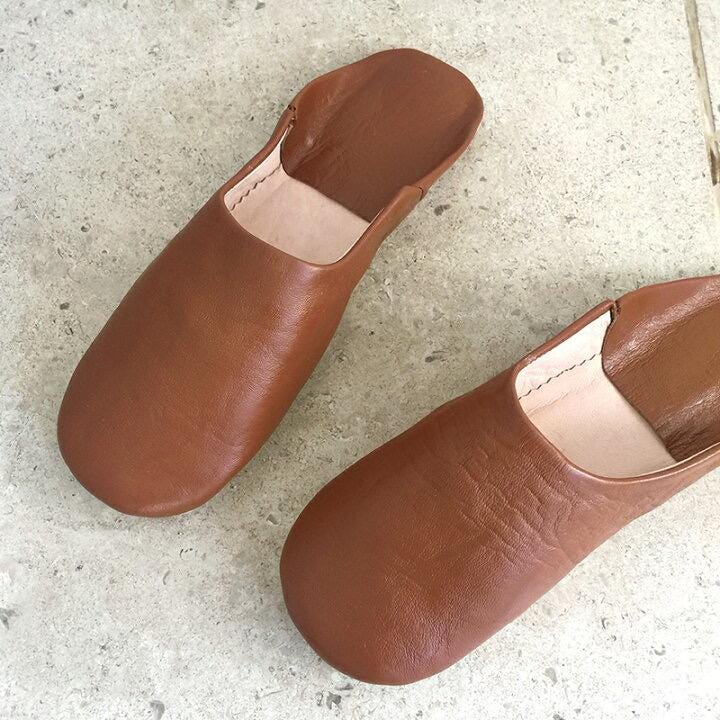 Sustainable Moroccan Slippers | Handmade from Natural Leather | Eco-Friendly Babouche for Women and Men | Zero Waste Inspired.