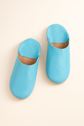 Handmade Moroccan Leather Babouches – Unisex Slip-On Slippers