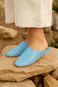 Handmade Moroccan Leather Babouches – Unisex Slip-On Slippers