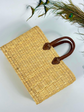 Handwoven Moroccan Reed Basket – 3 Sizes for Market, Work & Beach