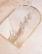 Moroccan Hand-Hammered Brass Arch Mirror — Artisan Wall Decor