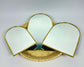 Moroccan Hand-Hammered Brass Arch Mirror — Artisan Wall Decor