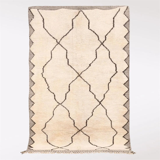 Moroccan Handwoven Wool Rug – Beni Ourain & Azilal Style, Soft & Authentic - ECOMOROCCO