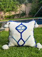 Boho Moroccan Cushion Cover – Handwoven Decorative Accent