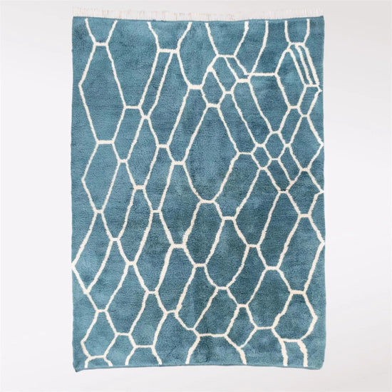 Bohemian Moroccan Rug – Beni Ourain & Azilal Wool Masterpiece - ECOMOROCCO