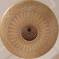Hand-Hammered Moroccan Brass Pendant Light — Warm Artisan Glow