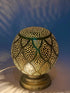 Moroccan Brass Table Lamp – Handmade Boho Accent Light - ECOMOROCCO