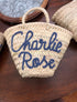 Custom Embroidered Moroccan Straw Tote – Personalized Beach & Bridal Gift - ECOMOROCCO