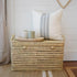 Large Wicker Storage Chest –  Palm Leaf Toy Box & Home Organizer - ECOMOROCCO