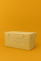Large Wicker Storage Chest –  Palm Leaf Toy Box & Home Organizer