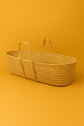 Wicker Doll Basket – Handmade Baby Moses Basket Prop