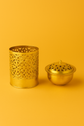 Handmade Brass Bathroom Basket – Elegant Storage & Trash Bin