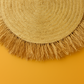 Handmade Raffia Wicker Wall Basket – Boho Wall Decor