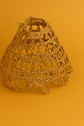 Boho Straw Pendant Light – Handmade Moroccan Raffia Lampshade