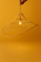 Handwoven Bamboo Pendant Light – Rustic Wicker Lampshade