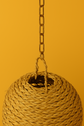 Boho Straw Pendant Light – Handwoven Natural Ceiling Lamp