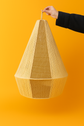Handmade Raffia Pendant Light – Natural Woven Boho Ceiling Fixture