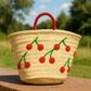 Moroccan Straw Tote – Handmade French Basket for Beach & Market