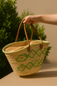 Handwoven Moroccan Straw Basket – Market & Beach Tote