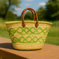 Handwoven Moroccan Straw Basket – Market & Beach Tote