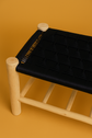 Handmade Moroccan Bench – Natural Rope Accent Seating