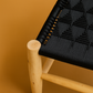 Handmade Moroccan Bench – Natural Rope Accent Seating
