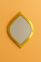 Brass Eye Mirror – Handmade Moroccan Wall Accent
