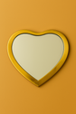 Brass Heart Mirror Set – Handmade Moroccan Wall Art