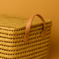 Woven Wicker Storage Chest - Palm Leaf Toy Box, Storage Chest & Basket in 4 Sizes