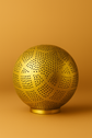 Moroccan Brass Table Lamp – Handmade Boho Accent Light