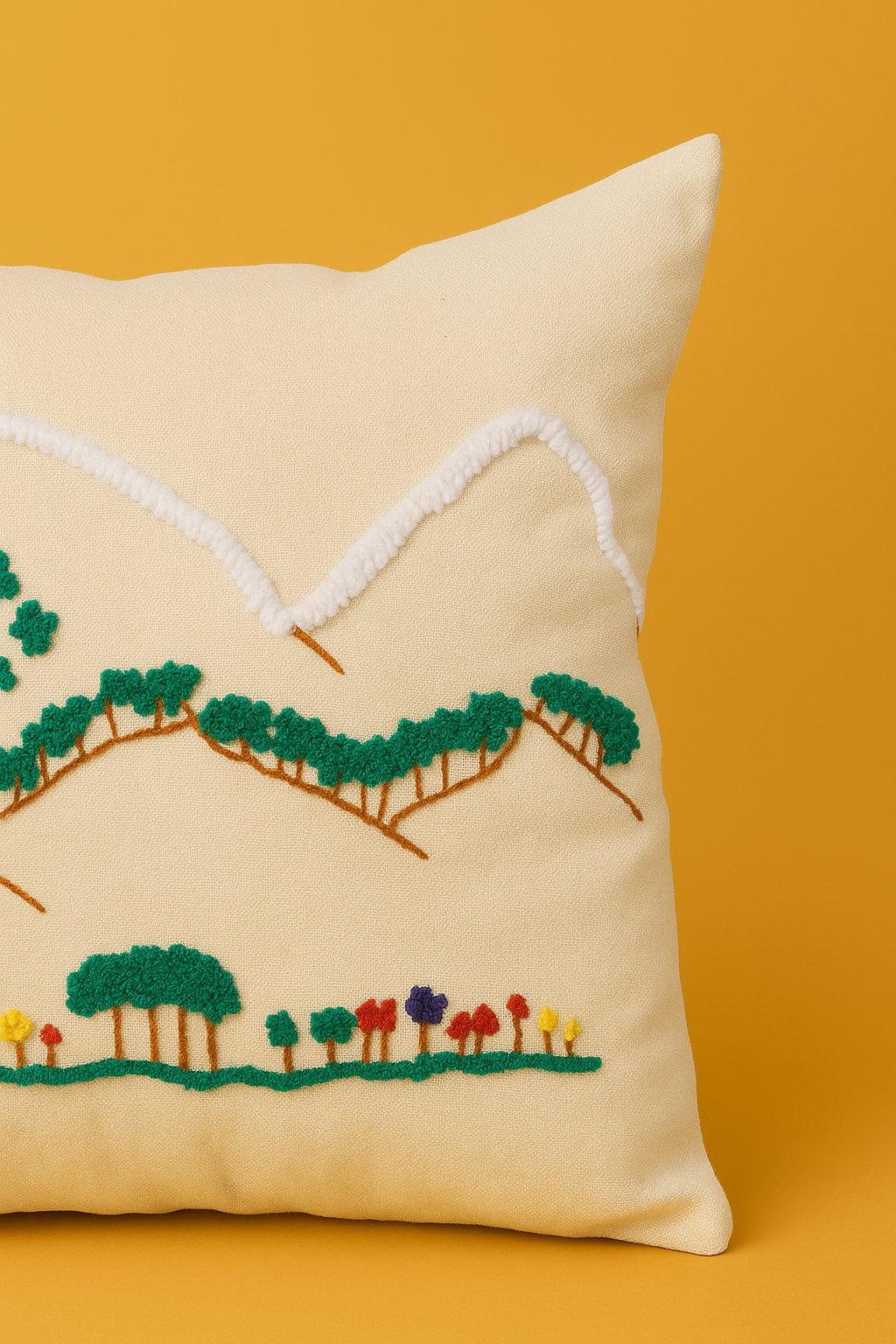 Moroccan Cushion Cover - Handmade Cushion, Bohemian Pillowcase, Ethnic Sofa Decor, Tribal Decor.