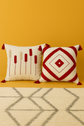 Moroccan Tribal Cushion Cover – Handmade Boho Pillow