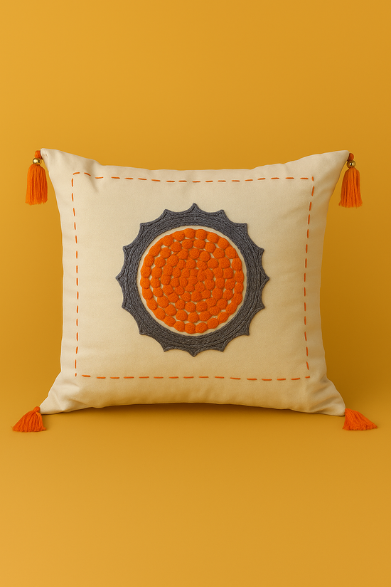 Handmade Moroccan Pillow Cover – Cozy Boho Accent
