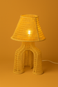 Handmade Moroccan Raffia Lampshade – Natural Wicker & Rattan Shade