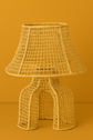 Handmade Moroccan Raffia Lampshade – Natural Wicker & Rattan Shade