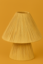 Natural Raffia Lamp – Handmade Moroccan Wicker Light