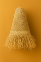 Moroccan Handmade Rattan Doum Lampshade – Boho Straw Pendant Light