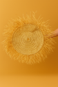 Moroccan Doum Raffia Pendant Lamp