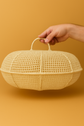 Natural Moroccan Rattan Lampshade – Handmade Raffia & Wicker Shade