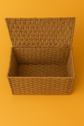Rattan Wicker Toy Box – Stylish Palm Leaf Storage