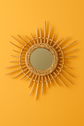Moroccan Rattan Mirror – Natural Elegance for Any Room