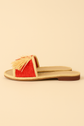 Handmade Moroccan Raffia Sandals – Boho Embellished Flats