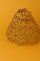 Boho Straw Pendant Light – Handmade Moroccan Raffia Lampshade