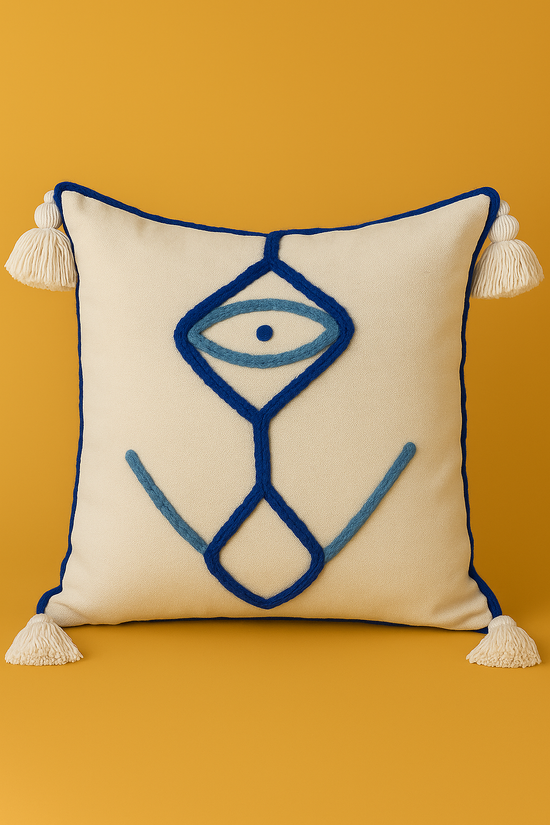 Moroccan Bohemian Cushion Cover - Handmade Cushion, Decorative Cushion, Ethnic Cushion Throw.