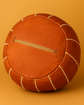 Handmade Moroccan Leather Pouf – Boho Ottoman & Lounge Seat