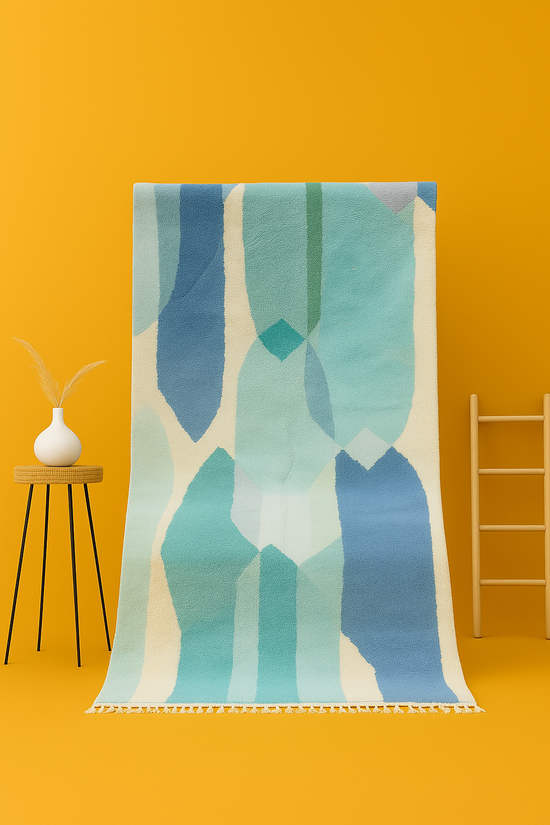 Berber Wool Rug – Beni Ourain Style