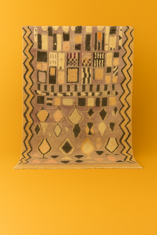 Boho Moroccan Rug – Azilal & Beni Ourain Design