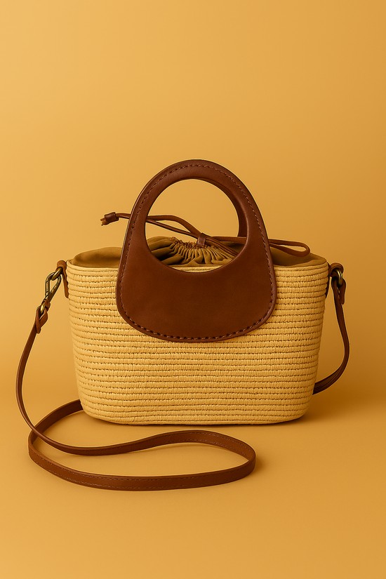Handmade Raffia Tote – Boho Summer Bag for Her