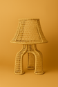 Handmade Moroccan Raffia Lampshade – Natural Wicker & Rattan Shade